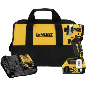 IMPACT DRIVERS | Factory Reconditioned Dewalt 20V MAX ATOMIC Brushless 3-Speed Lithium-Ion 1/4 in. Cordless Impact Driver Kit (5 Ah) - DCF850P1R