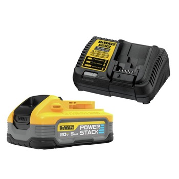 CLEARANCE | Dewalt DCBP520C POWERSTACK 20V MAX 5 Ah Lithium-Ion Battery and Charger Kit