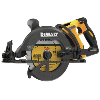 DEWALT FLEXVOLT SYSTEM | Dewalt DCS577B 60V MAX FLEXVOLT 7-1/4 in. Cordless Worm Drive Style Saw (Tool Only)